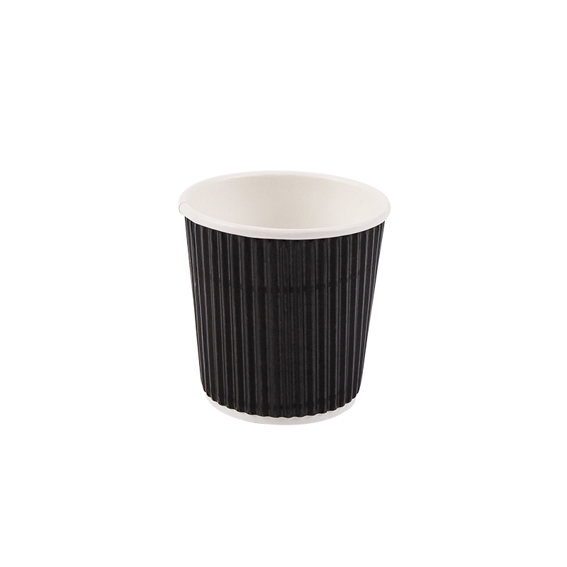 Gobelets en papier ondulé biodégradables jetables 4oz