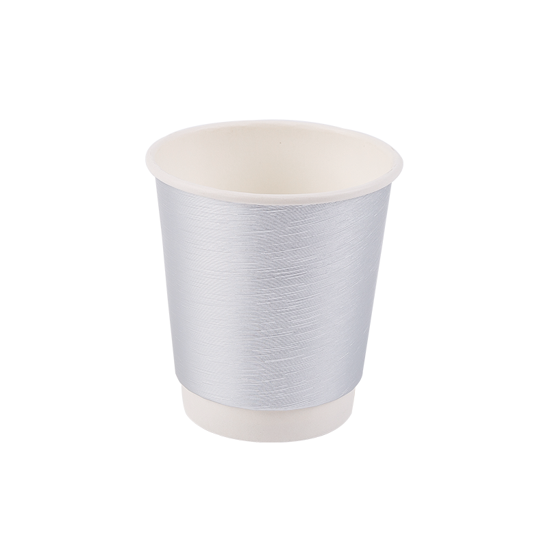 Gobelet en papier double couche biodégradable jetable de 8 oz
