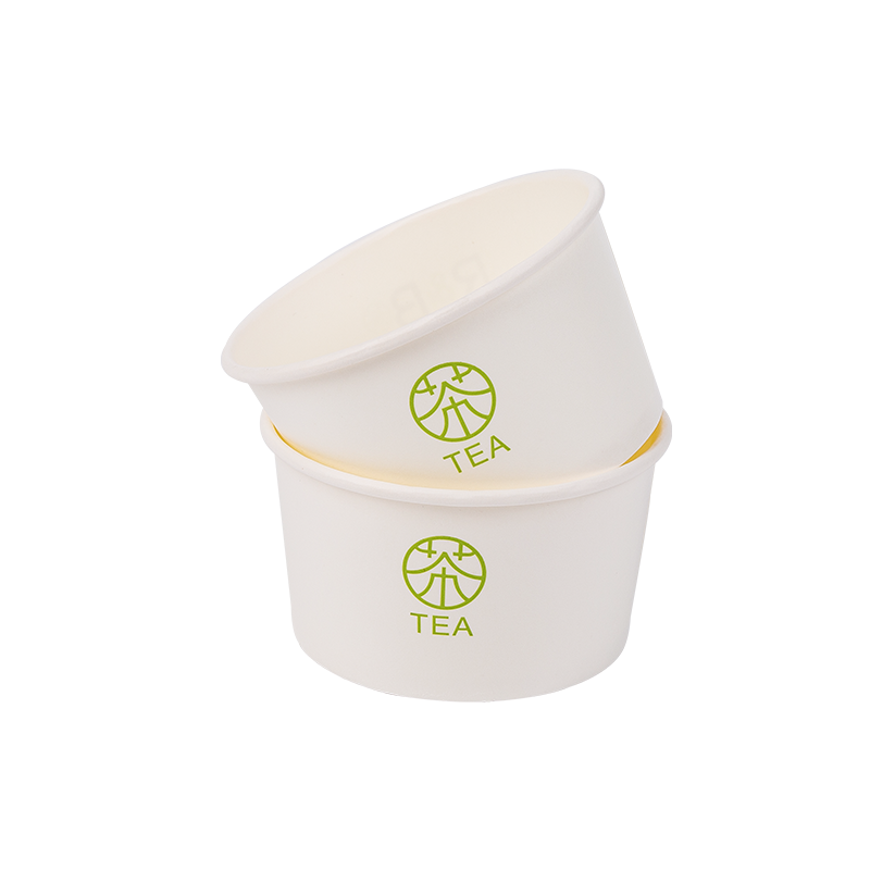 Tasses de crème glacée en papier biodégradables jetables 8oz