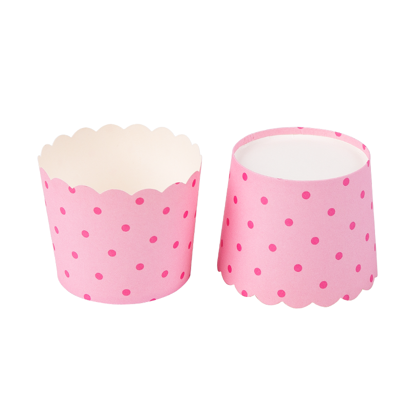 Coupes à gâteaux biodégradables jetables moyennes