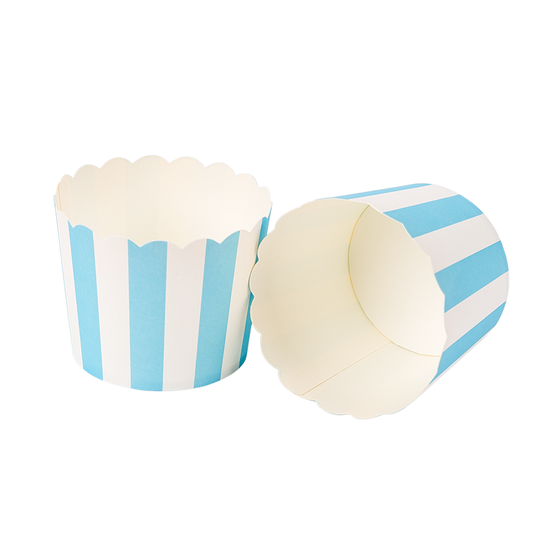 Coupes à gâteaux biodégradables jetables moyennes