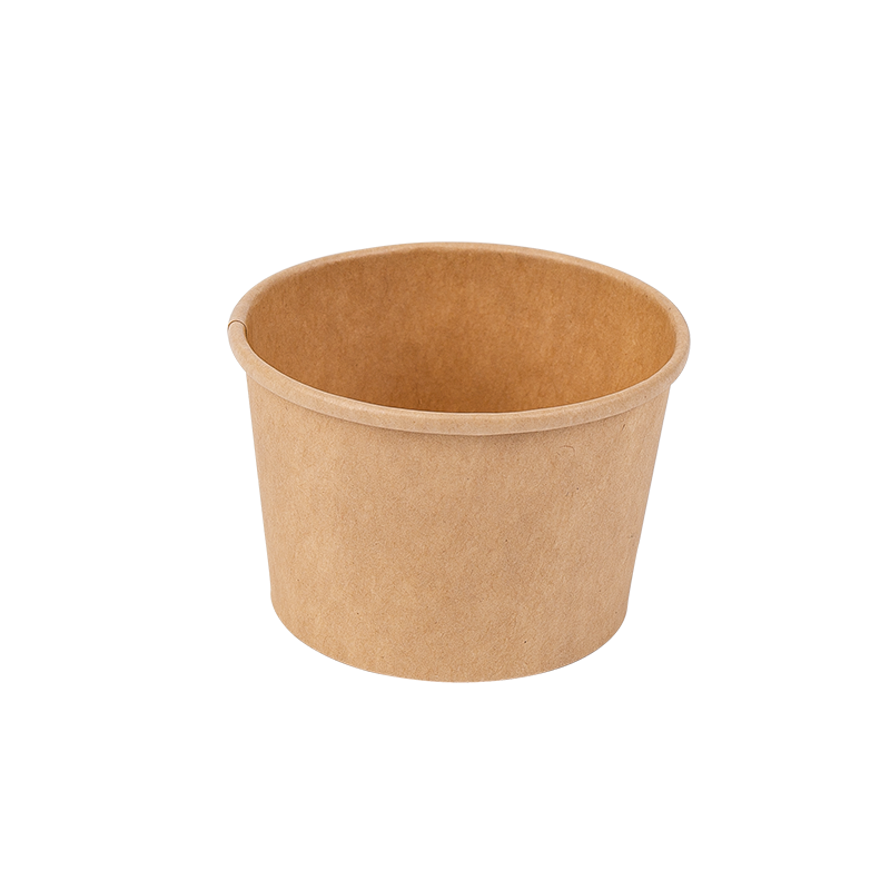 Tasses de crème glacée en papier biodégradables jetables 5oz