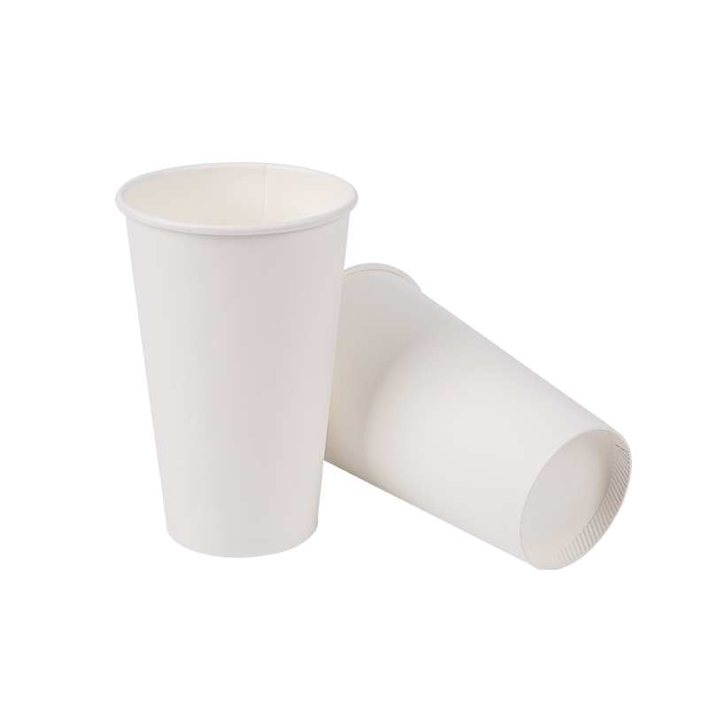 Gobelet en papier monocouche biodégradable jetable de 16 oz