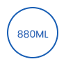 Bol en papier rectangulaire biodégradable jetable 880ML icon